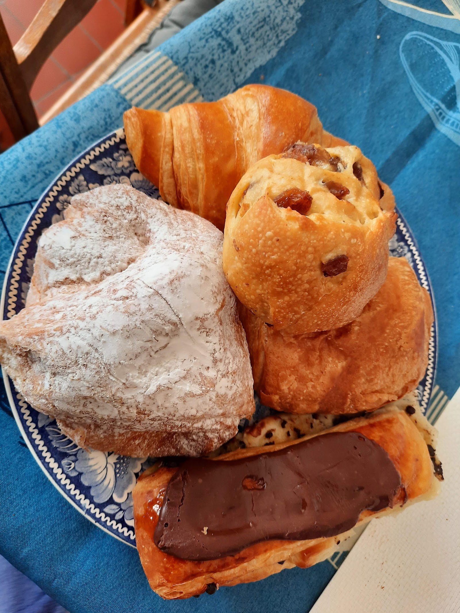 De toonbank van bakkerij Egide in De Panne